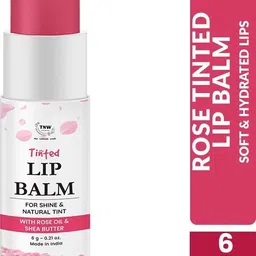 tnw - the natural wash Hydrating Tinted Lip Balm for Dry & Chapped Lips|Pigmented Pink Tint Rose Oil & Shea Butter-picture-12
