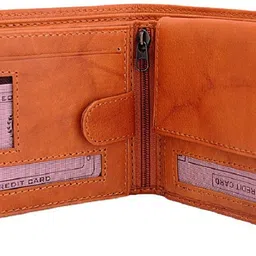 wrangler Men Beige Genuine Leather Wallet - Regular Size image 2