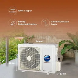 lloyd 1 Ton 5 Star Split Inverter AC- White, Maroon image 4