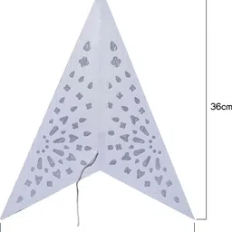 jaicem WHITE FLOWER DOT STAR Hanging Star Pack of 1 image 3