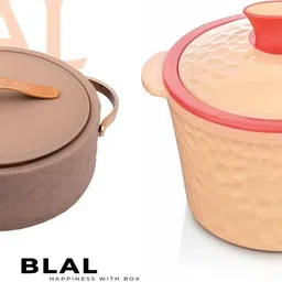 blal Plastic Thermoware Casserole Set | Insulated Hot Pot for Kitchen & Dining Pack of 2 Thermoware Casserole Set-picture-15