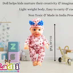 ladli Toddler Realistic Baby Boy Doll Dolls That Look Real PVC Babies with Clothes image 4