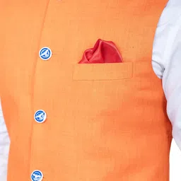 aljaami Solid Men Waistcoat image 4