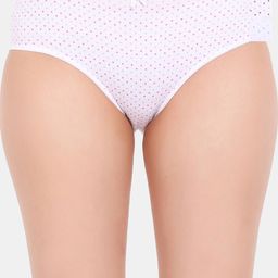 Amour Secret Pack Of 3 Polka Dots Printed Leak Proof Cotton P204_Bwn_Grn_Pnk-picture-3
