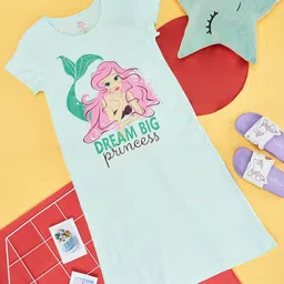 Pantaloons Junior Girls Disney Princess Printed Pure Cotton T-shirt-picture-38