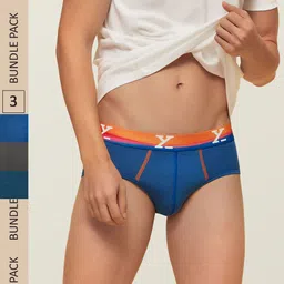 XYXX Men IntelliSoft Antimicrobial Micro Modal Pack of 3 Dynamo Briefs XYBRF3PCKN177-picture-27