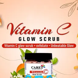 CARET ORGANIC Vitamin C Glow Scrub For Softening Skin - 100 g image 3