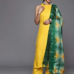 Varanga Regular Pure Cotton Kurta With Trousers & With Dupatta-image-56