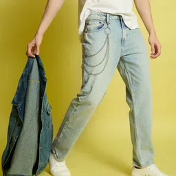 Bene Kleed Men Cotton Clean Look Relaxed Fit Heavy Fade Jeans-picture-37