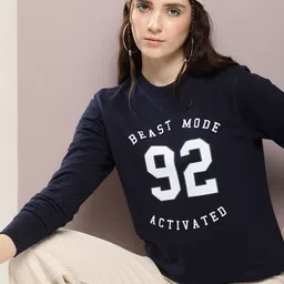 Kook N Keech Women Printed Sweatshirt-image-14