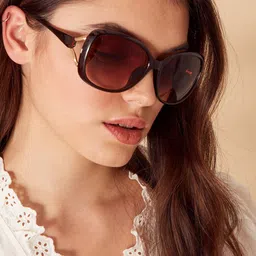 Accessorize Women Butterfly Sunglasses with UV Protected Lens MA-59300727001-image-49