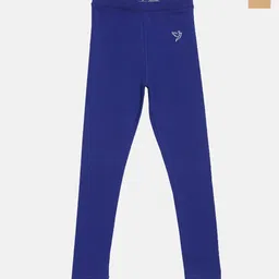 TWIN BIRDS Girls Pack Of 2 Pure Cotton Ankle Length Leggings-image-9