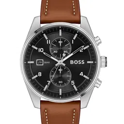 BOSS Men Leather Analogue Watch 1514161-picture-43