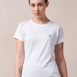 cult cultsportone Women Geometric Placement Print Moisture Wicking Workout T-shirt-picture-42