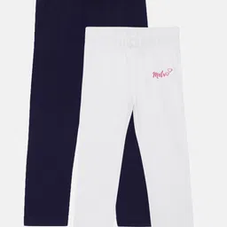 METRO KIDS COMPANY Girls Pack of 2 Solid Ankle Length Leggings-picture-17