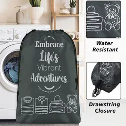 Aura Grey & White 3 Pieces Printed Storage Bag Water Resistant Organisers image 2