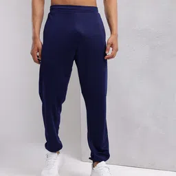 HRX by Hrithik Roshan Men Rapid-Dry Running Joggers with Panelling Design image 3