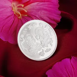 GIVA 925 Sterling Goddess Lakshmi and Lord Ganesh Silver Coin-20 gram image 1