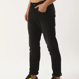 Flying Machine Men Black Jogger Stretchable Jeans image 5