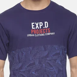 bollti Abstract Printed Round Neck Short Sleeves Pure Cotton T-shirt image 3