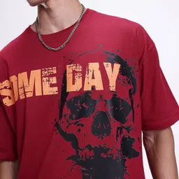 Kook N Keech Typography Printed Oversized T-shirt image 4