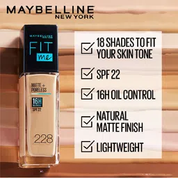 Maybelline New York Fit Me Matte + Poreless Liquid Foundation 30 ml - Soft Tan 228 image 3