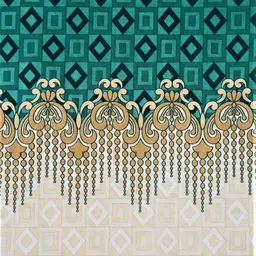 Home Sizzler Set of 2 Ethnic Motifs Polyester Window Curtain image 3