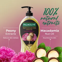 Palmolive Luminous Oils Invigorating Macadamia Oil with Peony Shower Gel 750 ml image 3