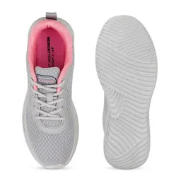 Campus Women Grey & Pink Yoga Flex Memory Tech Lite Mesh Running Shoes image 4