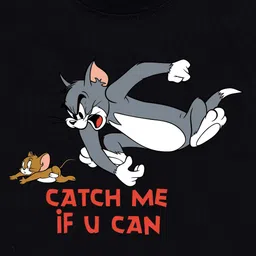 YK X Minute Mirth Tom & Jerry Printed Extended Sleeves Cotton Tshirt image 2