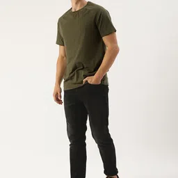 Flying Machine Men Black Jogger Stretchable Jeans image 3