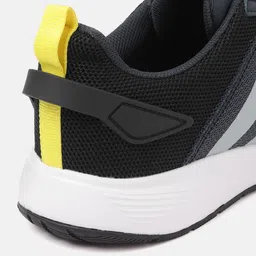 ADIDAS Men Charcoal Grey & Black Woven Design Gallivantor Running Shoes image 5