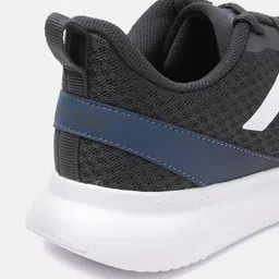 ADIDAS Men Charcoal Grey & White Woven Design Flexpace Walking Shoes image 4