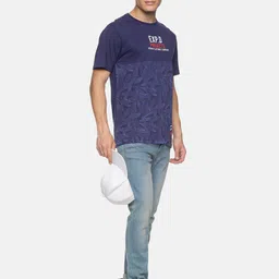 bollti Abstract Printed Round Neck Short Sleeves Pure Cotton T-shirt image 5