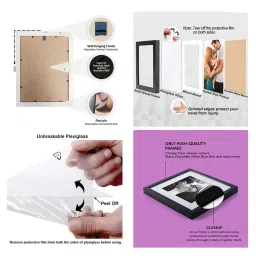 art street Black Photo frames Set of 4 Decoration image 5