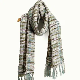 handicraft-palace Women Knitted Scarf with Tassels image 1