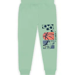 j & jp Typographic Print Joggers with Elasticated Waist image 1