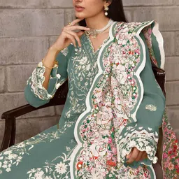 kaleesha fashion Women Embellished 3-Piece Dress Material image 2