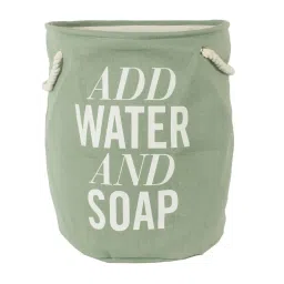 cortina eyelet curtain Typographic Print Foldable Laundry Bag image 2