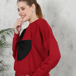 Shein Drop Shoulder Applique Bow Detail Crew Sweatshirt image 2