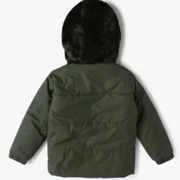 yousta Boys Colourblock Regular Fit Zip-Front Hooded Jacket image 2