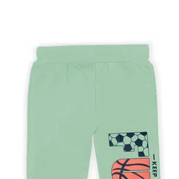 j & jp Typographic Print Joggers with Elasticated Waist image 4