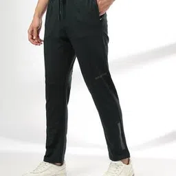 teamspirit Men Regular Fit Straight Track Pants with Hem Print Detail-picture-34