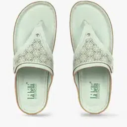 labella Laser-Cut Thong-Strap Sandals-picture-53