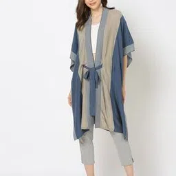 svrnaa by azorte Colourblock Winter Shrug-picture-22