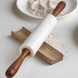 marbleous White Marble Rolling Pin image 1