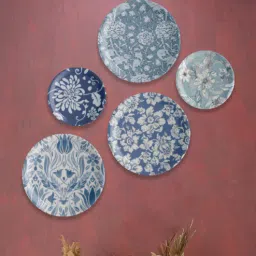 nestroots Indigo Heritage Porcelain Wall Plate Collection-picture-19