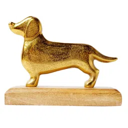 purestory Golden Dog Decorative Showpiece image 4