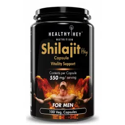 HealthyHey Shilajit with Safed Musli, Tribulus and Ashwagandha - 550mg - 100 Vegetable Capsules-image-22