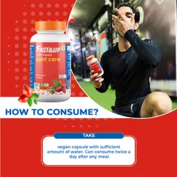 Fast & Up Plant based Vegan Joint Care with Natural Rosehip (120 Tablets) image 5